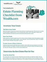 Estate Planning Checklist cover
