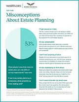 Estate Planning Misconceptions cover